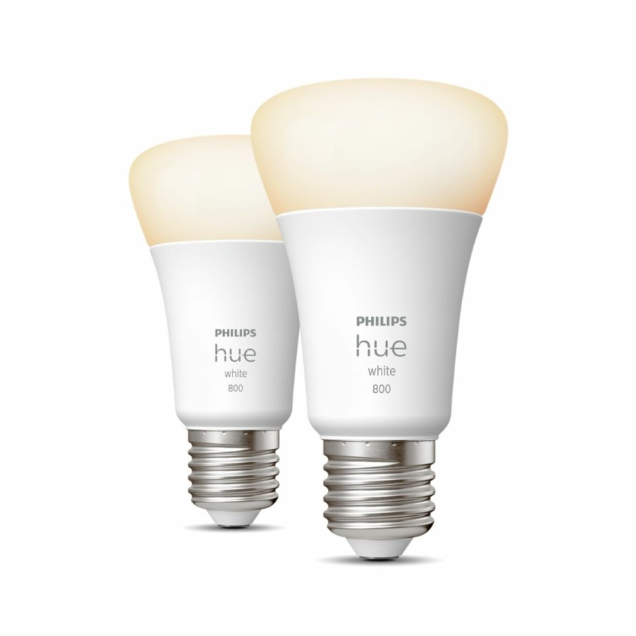 Smartes Licht Philips Hue | E27 - Smarte Lampe A60 Doppelpack - 800