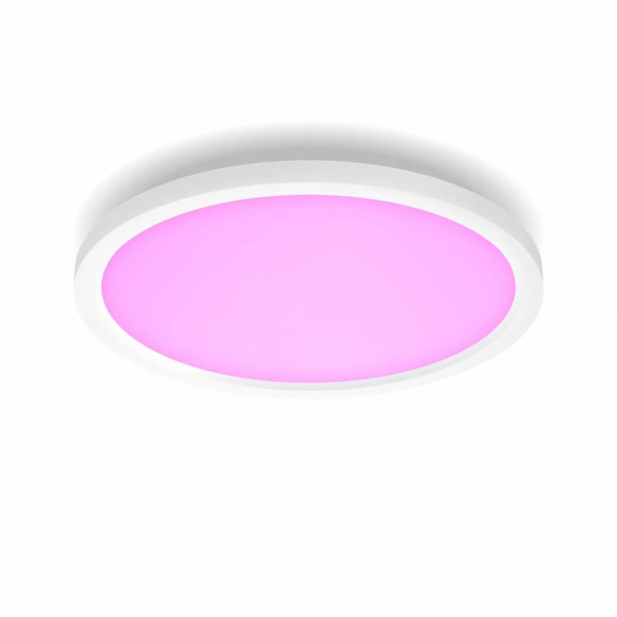 Smartes Licht Philips Hue | Surimu Runde Panelleuchte Weis