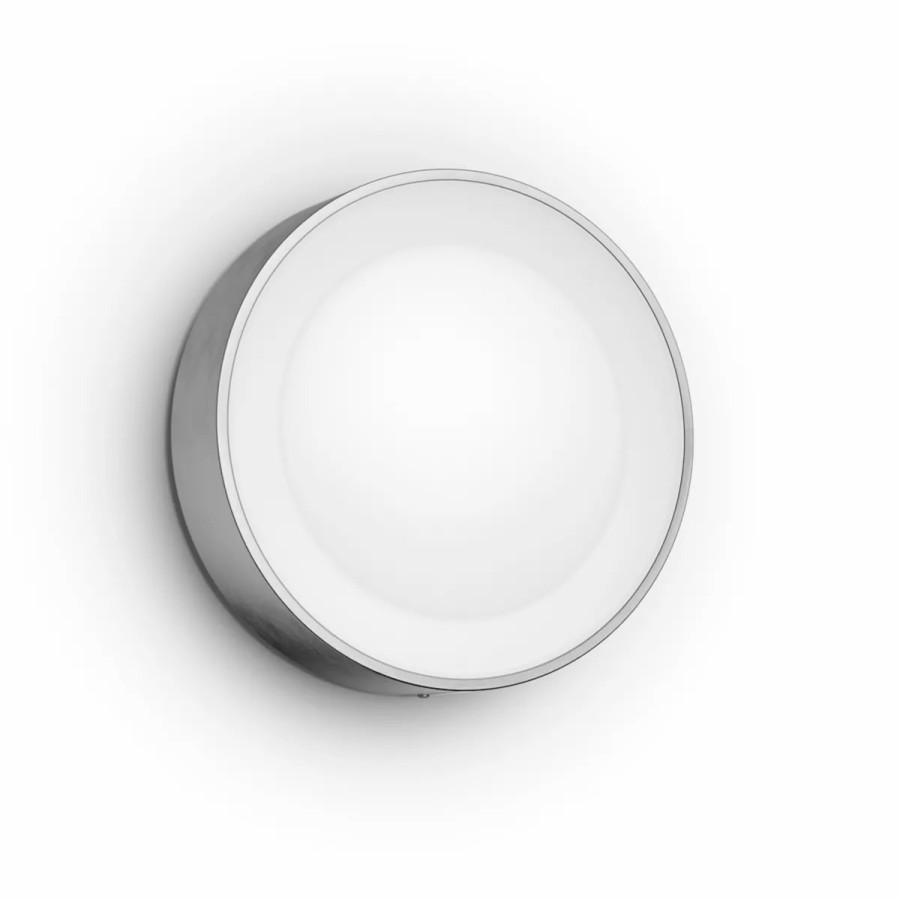 Smartes Licht Philips Hue | Daylo Outdoor Wandleuchte Silber