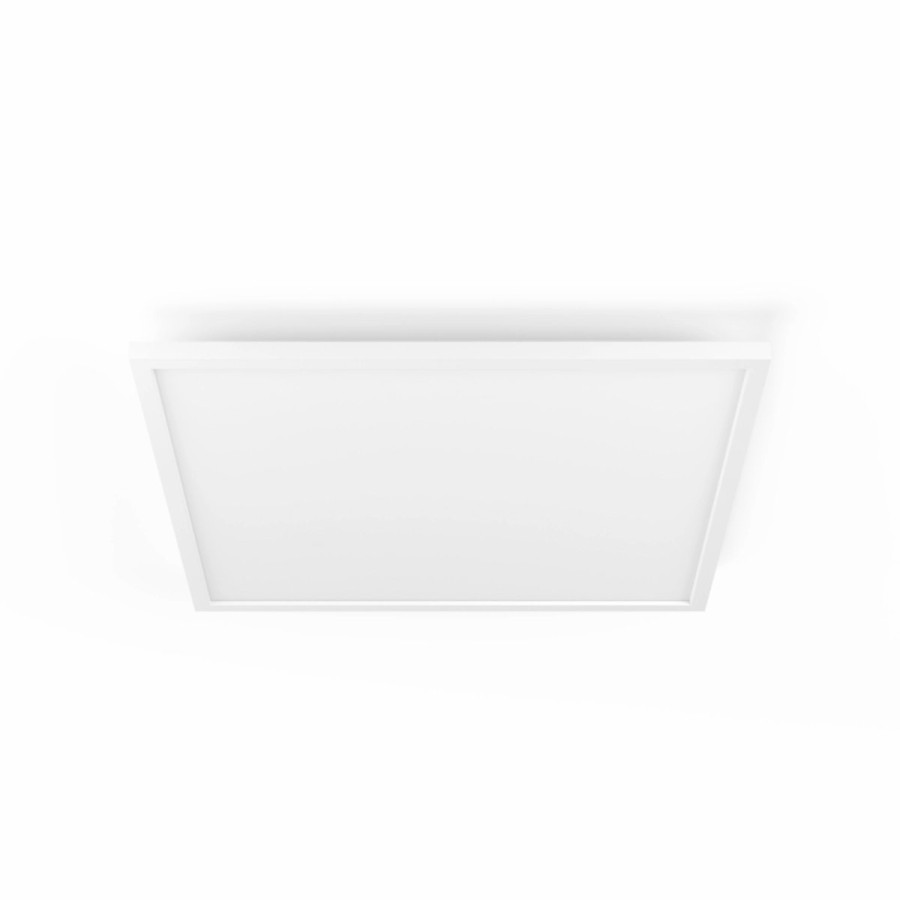 Smartes Licht Philips Hue | Aurelle Quadratisches Panel 60X60 Weis + Dimmschalter