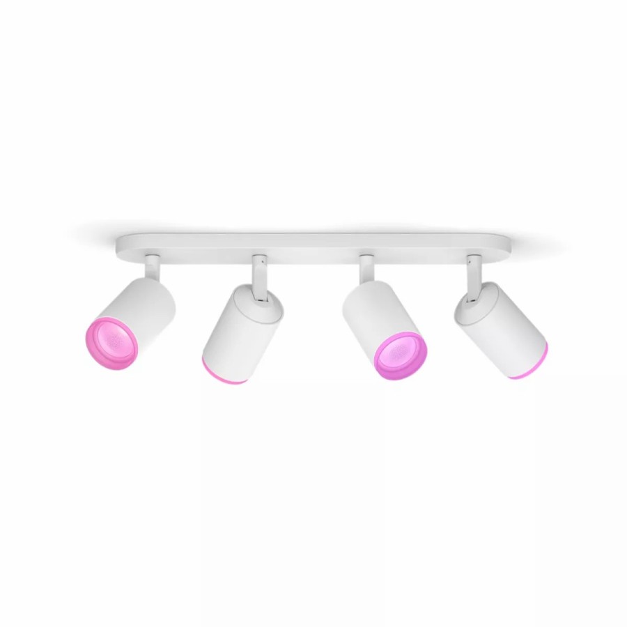 Smartes Licht Philips Hue | Fugato Viererspot Weis