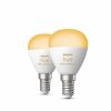 Smartes Licht Philips Hue | E14 - Smarte Lampe Tropfenform Doppelpack - 470