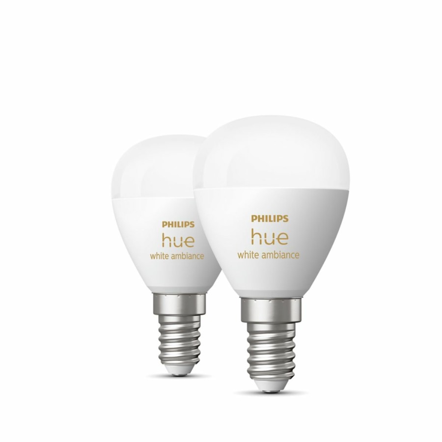 Smartes Licht Philips Hue | E14 - Smarte Lampe Tropfenform Doppelpack - 470