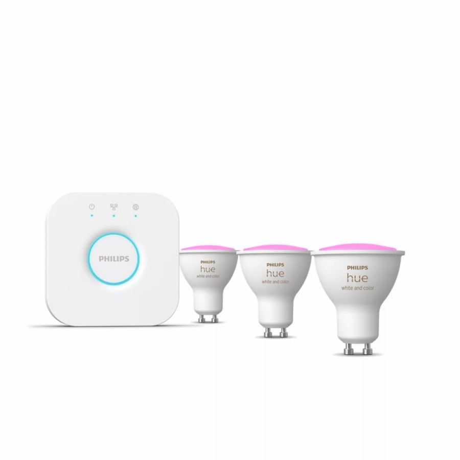 Smartes Licht Philips Hue | Starter-Set: Gu10 - Smarte Spots Dreierpack