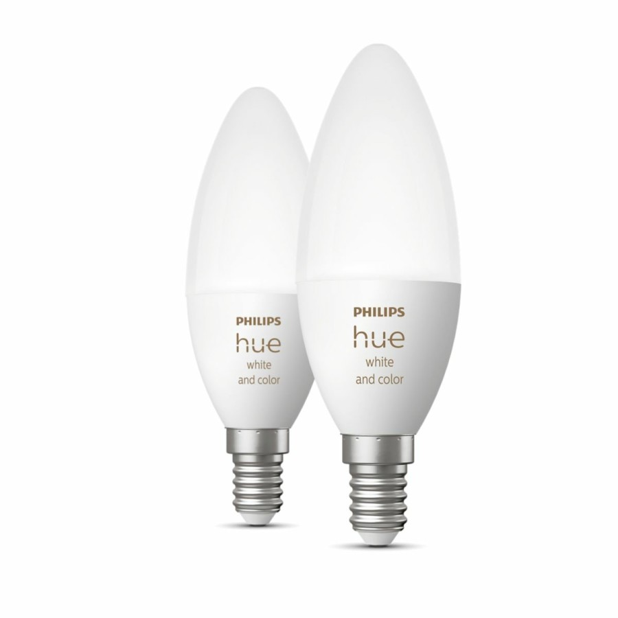 Smartes Licht Philips Hue | E14 - Smarte Lampe Kerzenform Doppelpack - 470