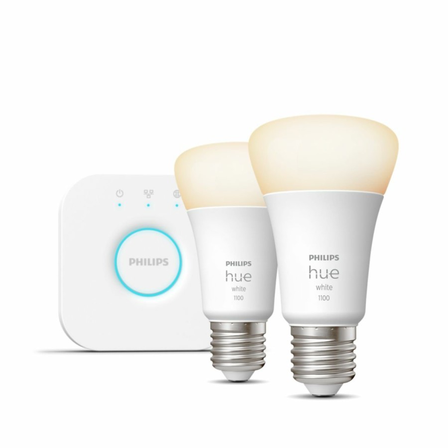 Smartes Licht Philips Hue | Starter-Set: E27 - Smarte Lampe A60 Doppelpack