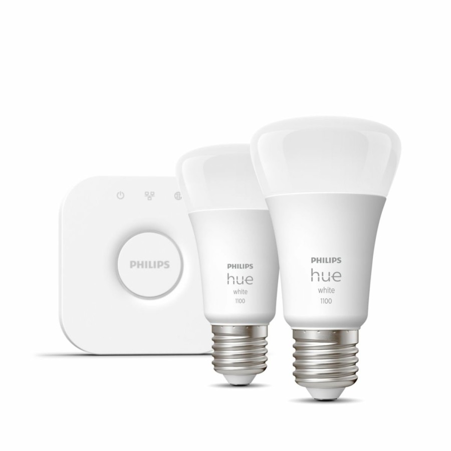 Smartes Licht Philips Hue | Starter-Set: E27 - Smarte Lampe A60 Doppelpack