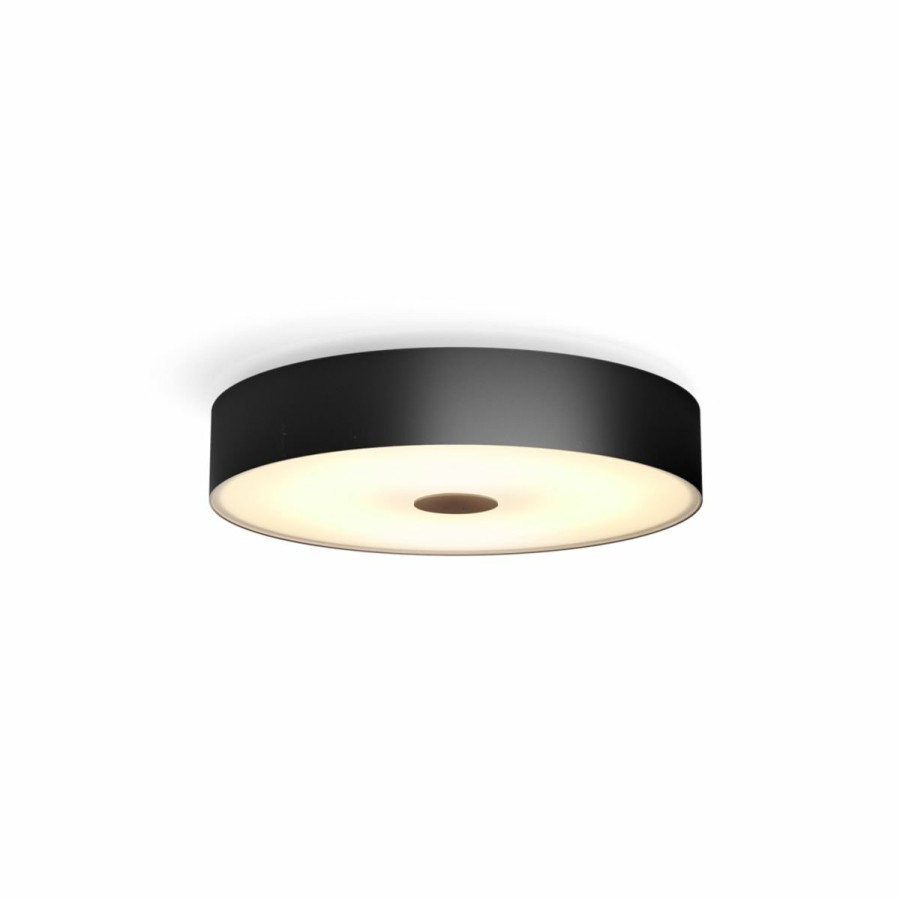 Smartes Licht Philips Hue | Fair Deckenleuchte Schwarz + Dimmschalter