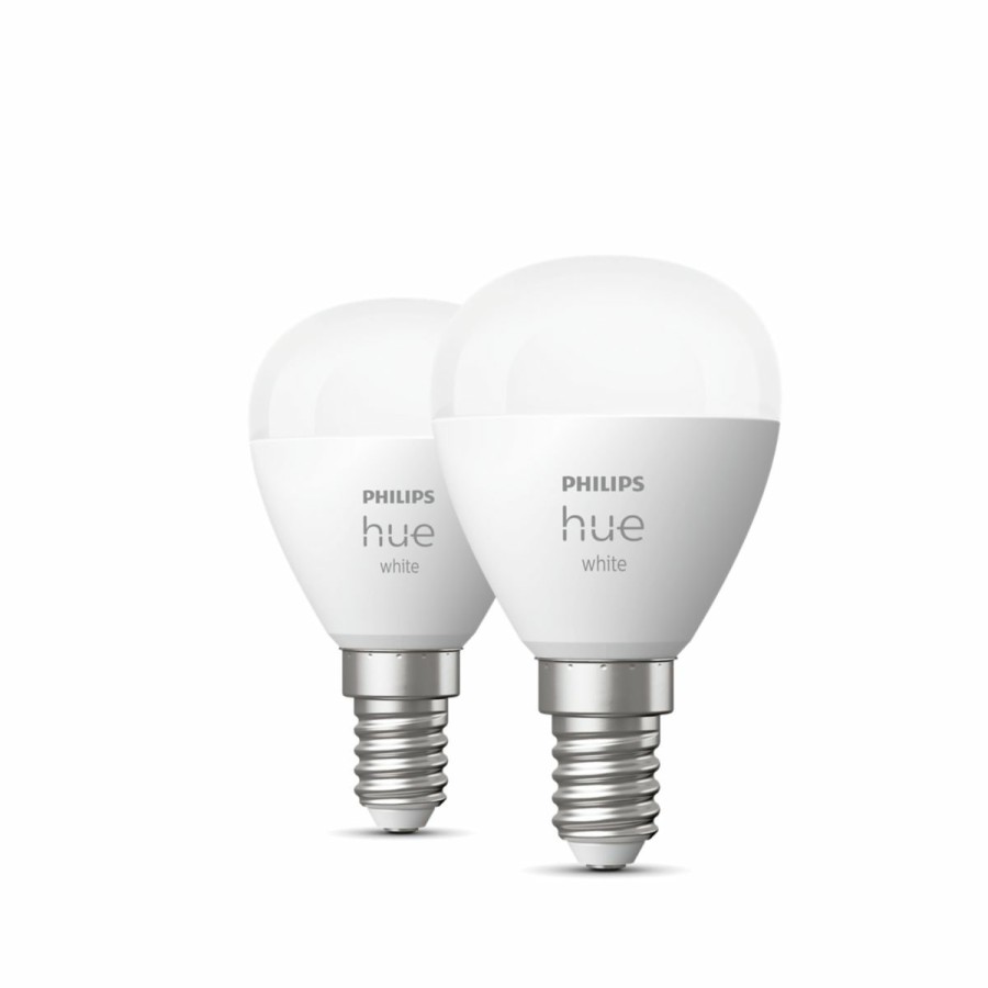 Smartes Licht Philips Hue | E14 - Smarte Lampe Tropfenform Doppelpack - 470