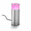 Smartes Licht Philips Hue | Calla Outdoor Sockelleuchte Silber