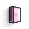 Smartes Licht Philips Hue | Impress Outdoor Breite Wandleuchte Schwarz