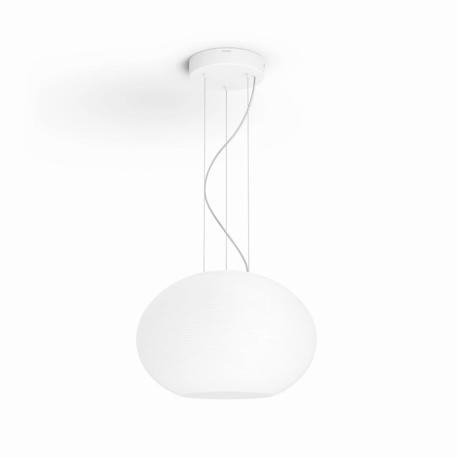 Smartes Licht Philips Hue | Flourish Pendelleuchte Weis