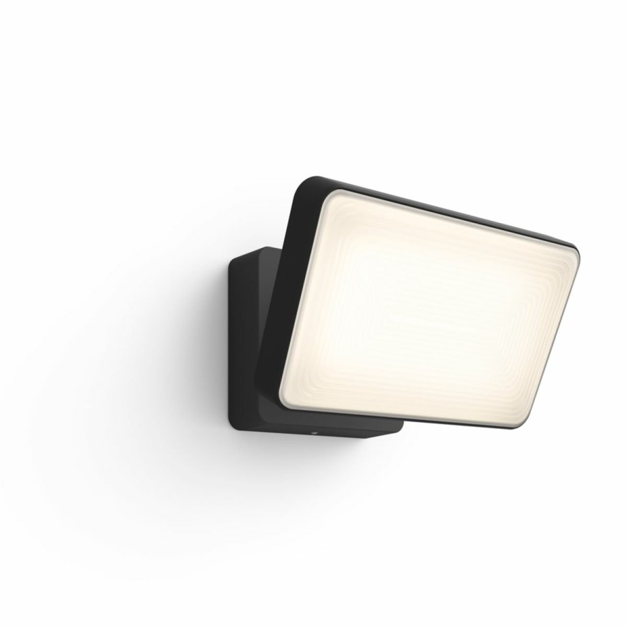 Smartes Licht Philips Hue | Welcome Outdoor Flutlicht Schwarz