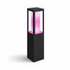 Smartes Licht Philips Hue | Impress Outdoor Sockelleuchte Schwarz