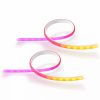 Smartes Licht Philips Hue | Set: Gradient Ambiance Lightstrip 2M + Gradient Ambiance Lightstrip Erweiterung 1M