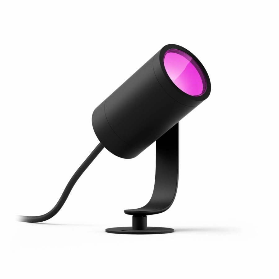 Smartes Licht Philips Hue | Lily Outdoor Spot Basis-Set Schwarz