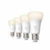 Smartes Licht Philips Hue | E27 - Smarte Lampe A60 Viererpack - 800