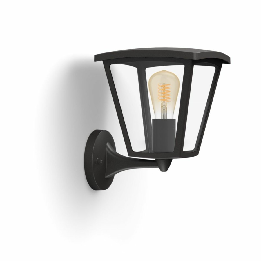 Smartes Licht Philips Hue | Inara Outdoor Wandleuchte Schwarz