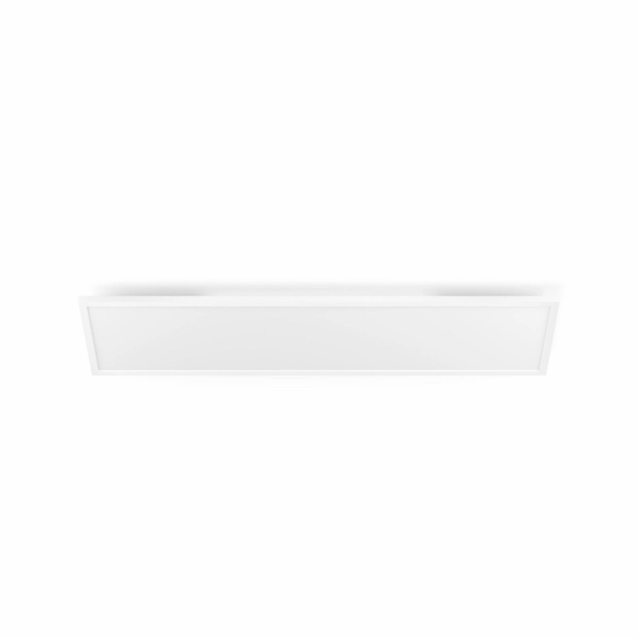 Smartes Licht Philips Hue | Aurelle Rechteckige Panelleuchte 120X30 Weis + Dimmschalter