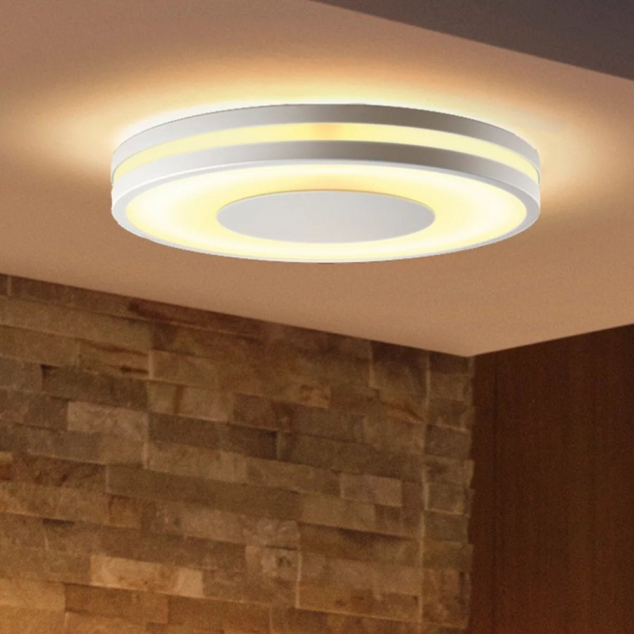 Smartes Licht Philips Hue | Being Deckenleuchte Weis + Dimmschalter