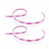 Smartes Licht Philips Hue | Set: Lightstrip Basis V4 2M + Lightstrip Erweiterung 1M