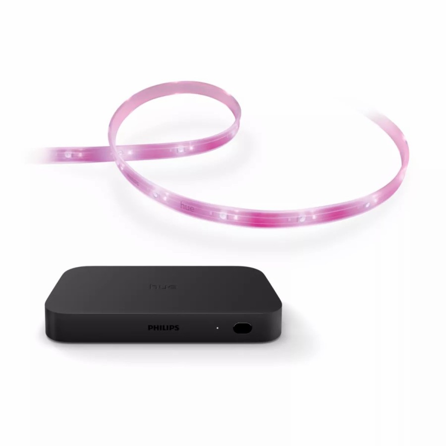 Smartes Licht Philips Hue | Set: Play Hdmi Sync Box + Lightstrip Basis V4 2M