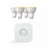 Smartes Licht Philips Hue | Set: 4X White Ambiance Gu10 + Hue Bridge